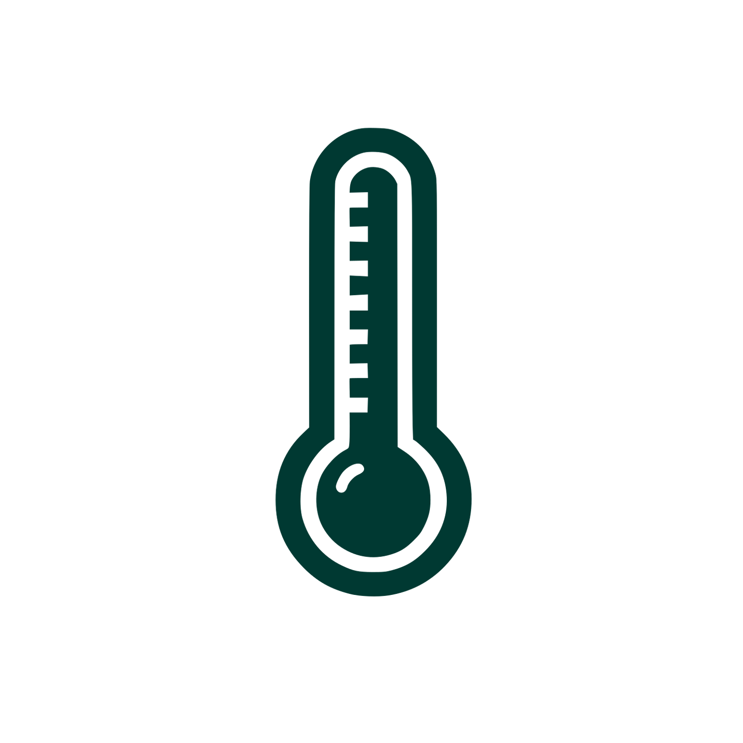 Thermometer Logo #003932