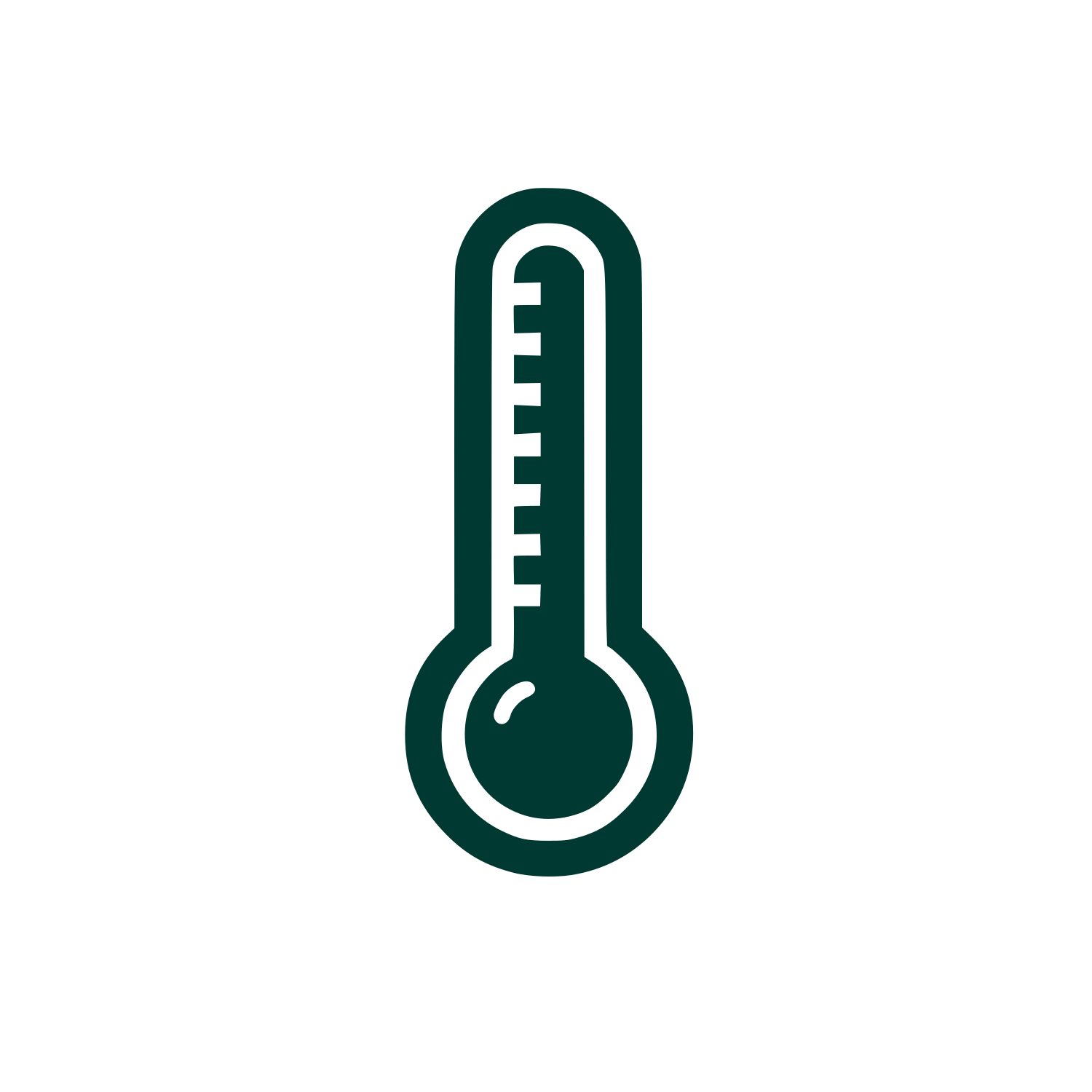 Thermometer Logo #003932