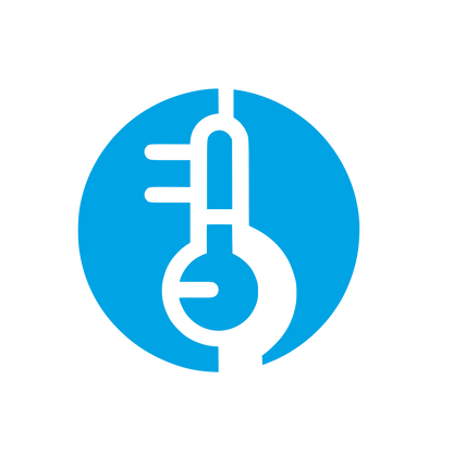Thermometer Logo Design #00a3e4