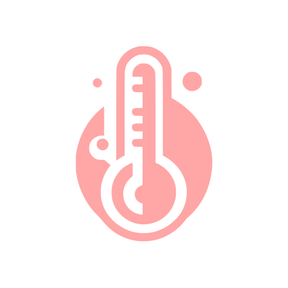 Thermometer Circle Logo #ffa6a6