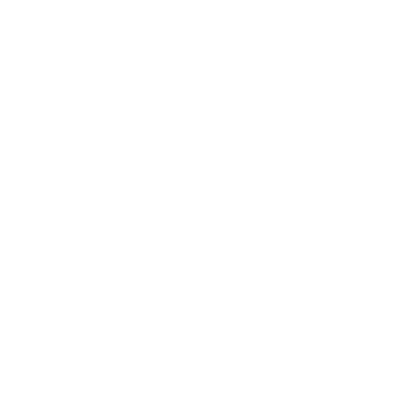 Thermometer Circle Logo #ffffff