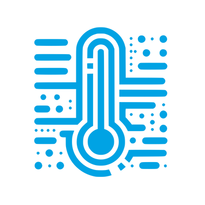 Thermometer Logo Design #00a3e4
