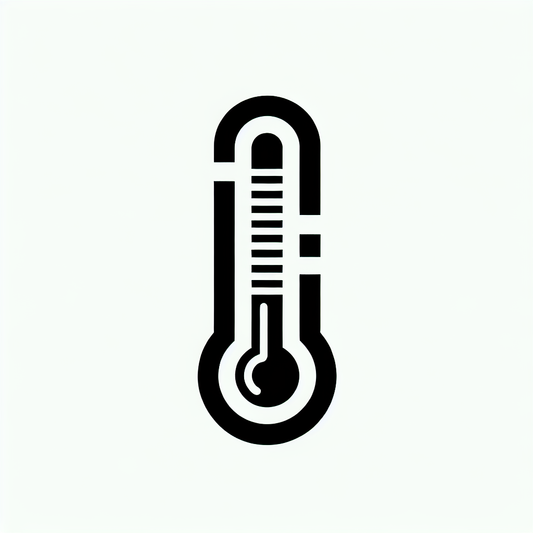 Thermometer Symbol Logo