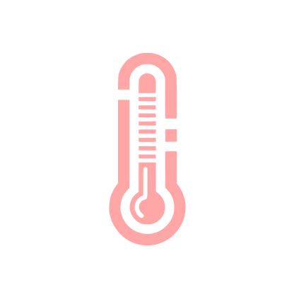 Thermometer Symbol Logo #ffa6a6