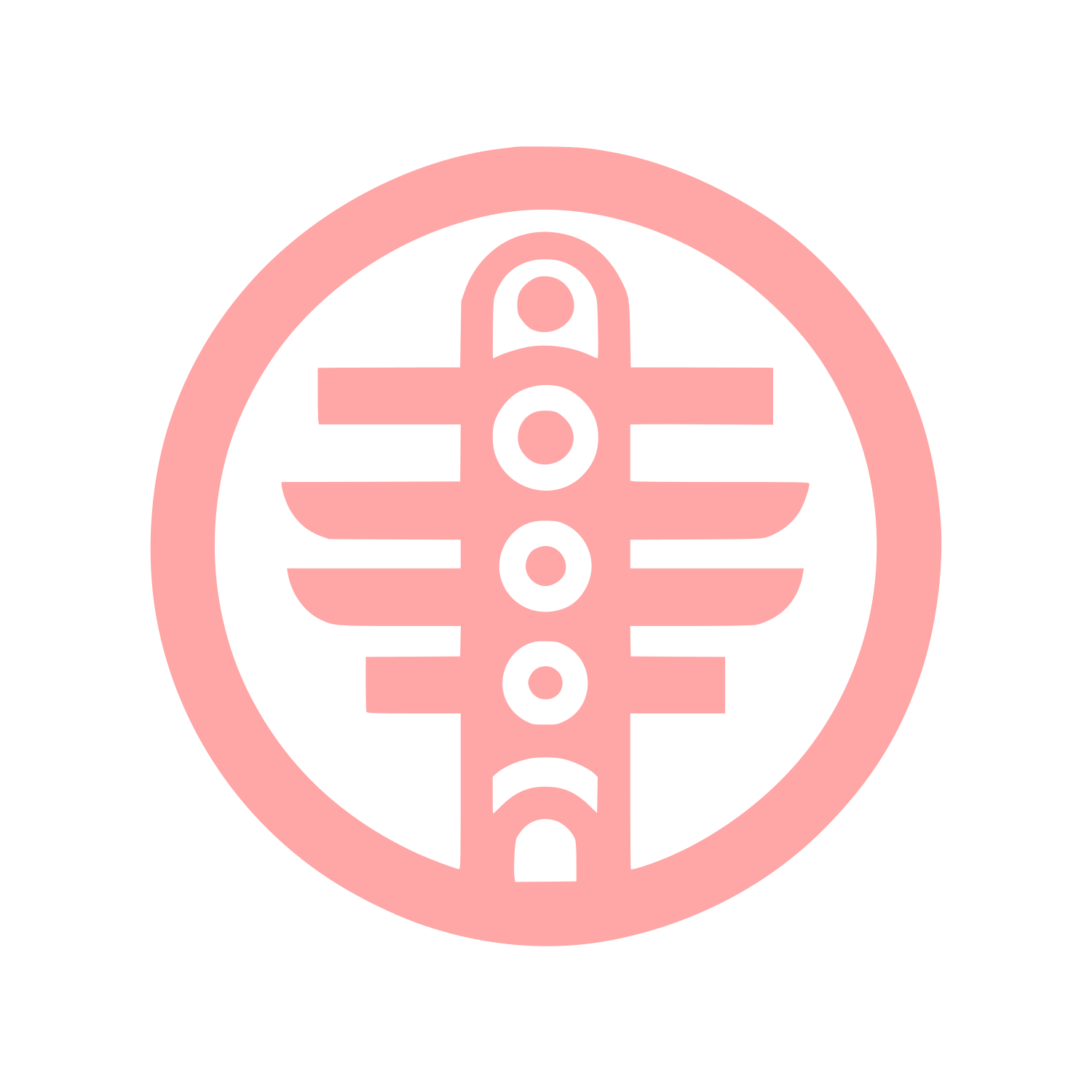 Monochrome Logo Design #ffa6a6