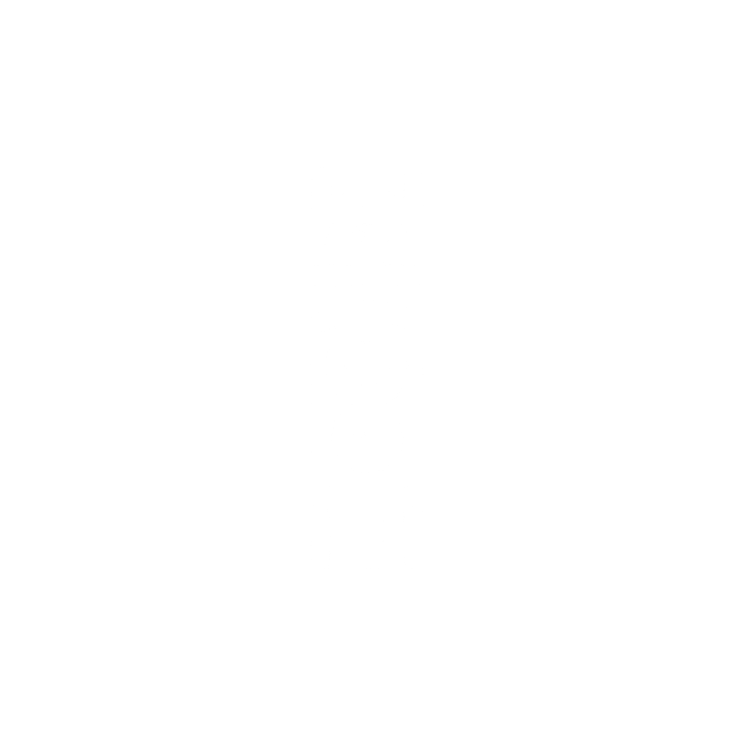 Abstract Totem Logo #ffffff