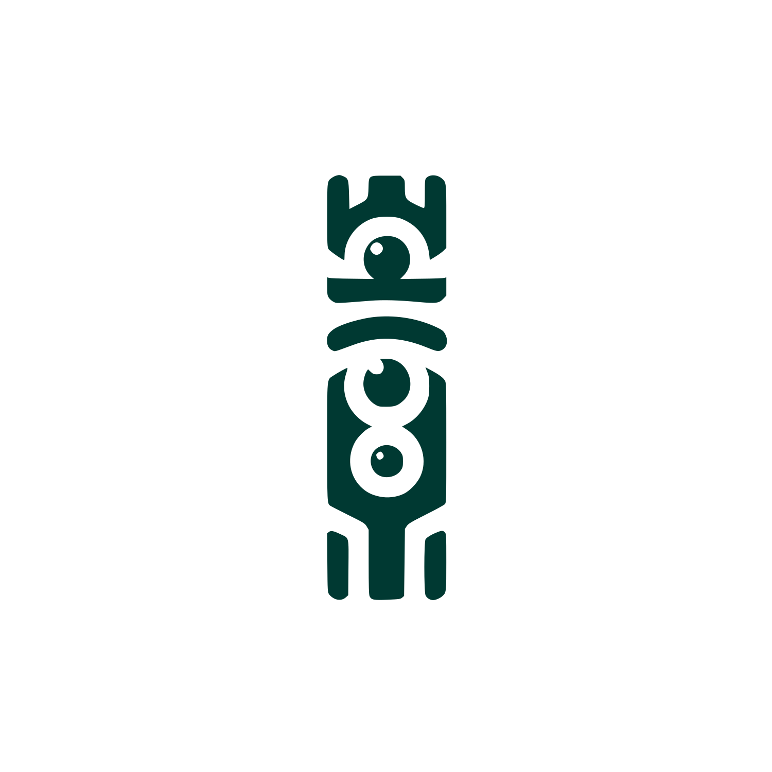 Abstract Totem Logo #003932