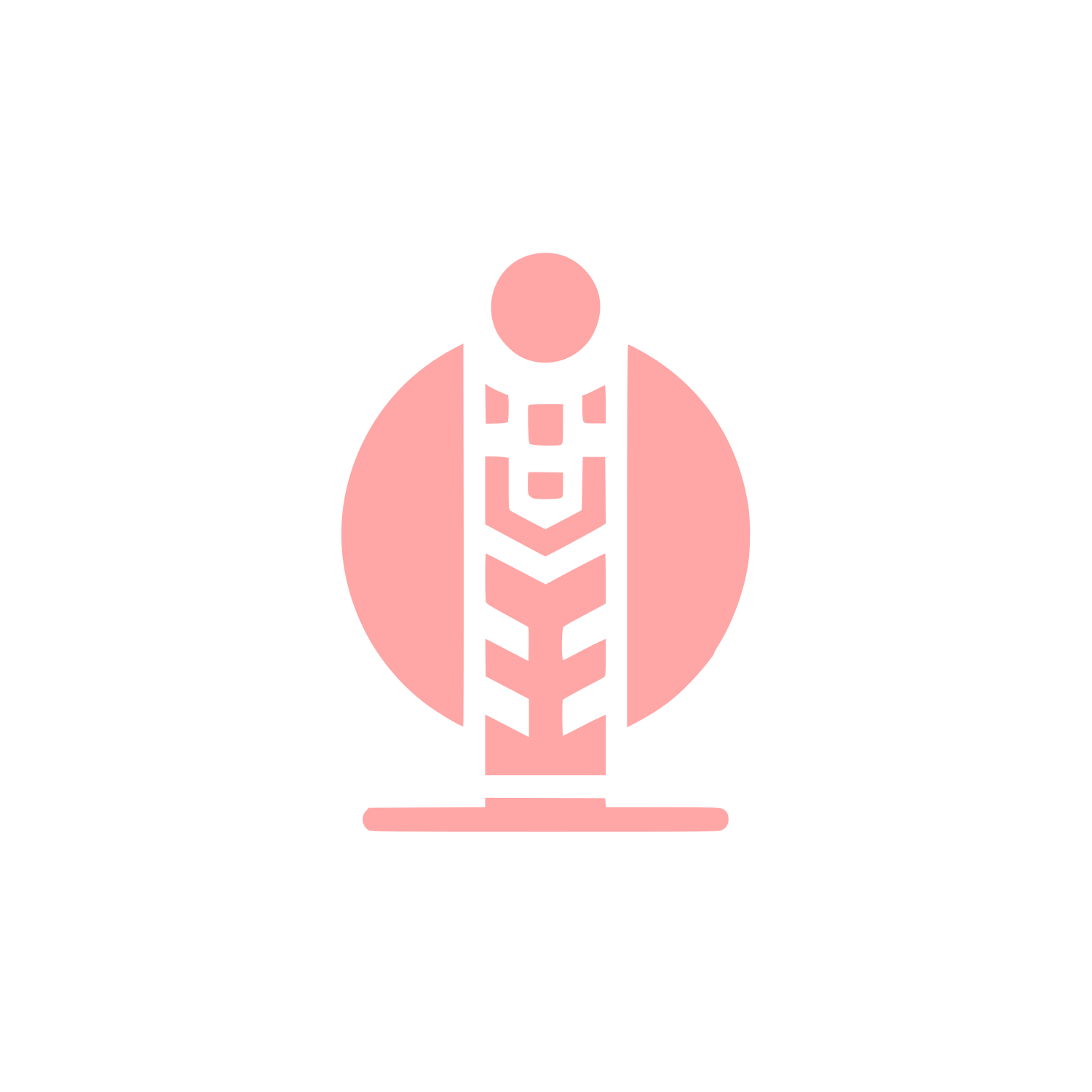 Totem Logo #ffa6a6