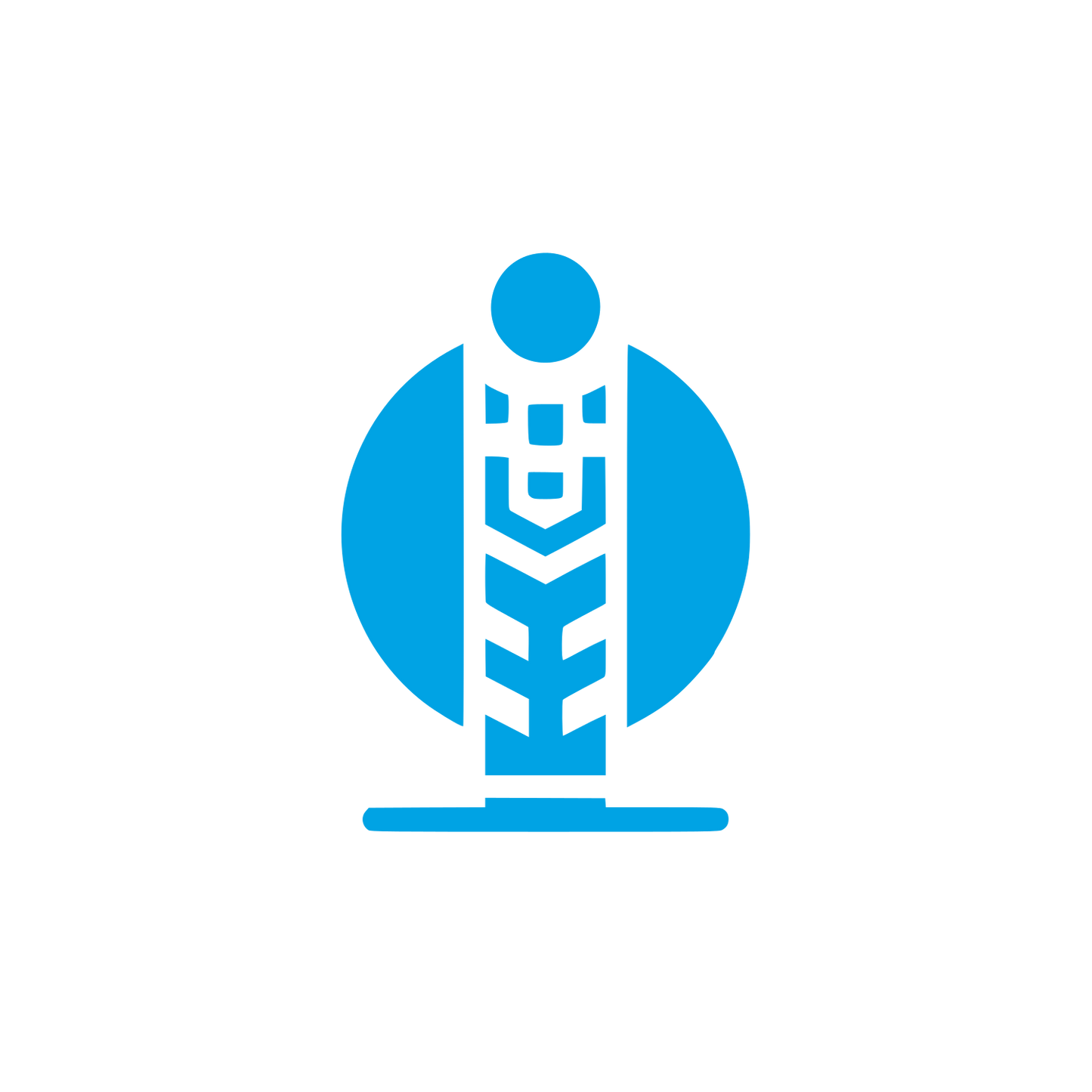 Totem Logo #00a3e4
