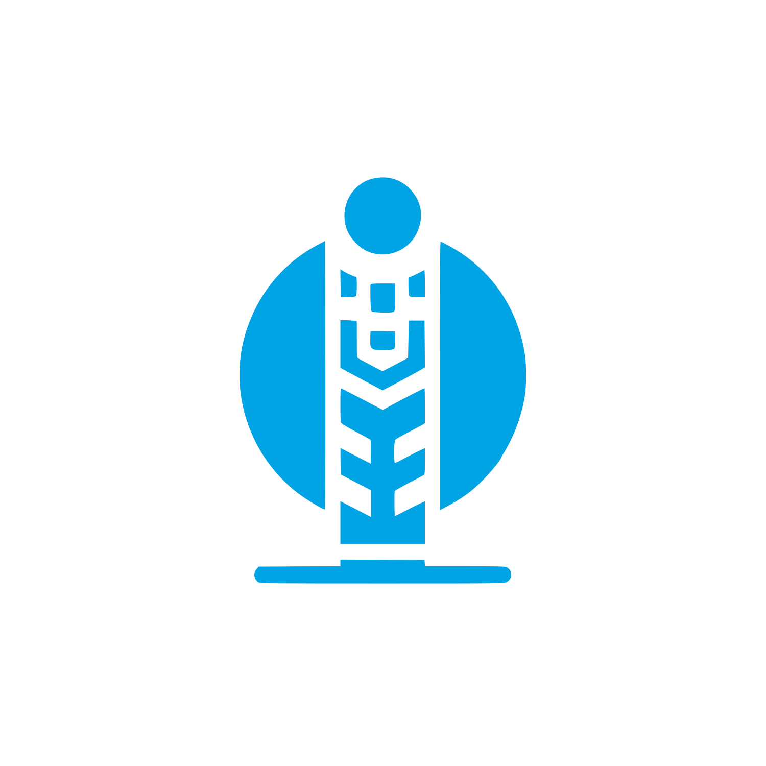 Totem Logo #00a3e4