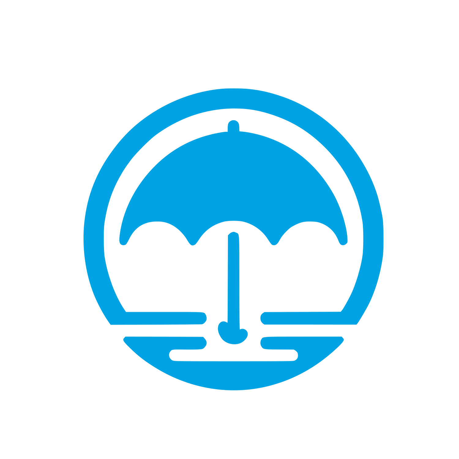 Umbrella Protection Logo #00a3e4
