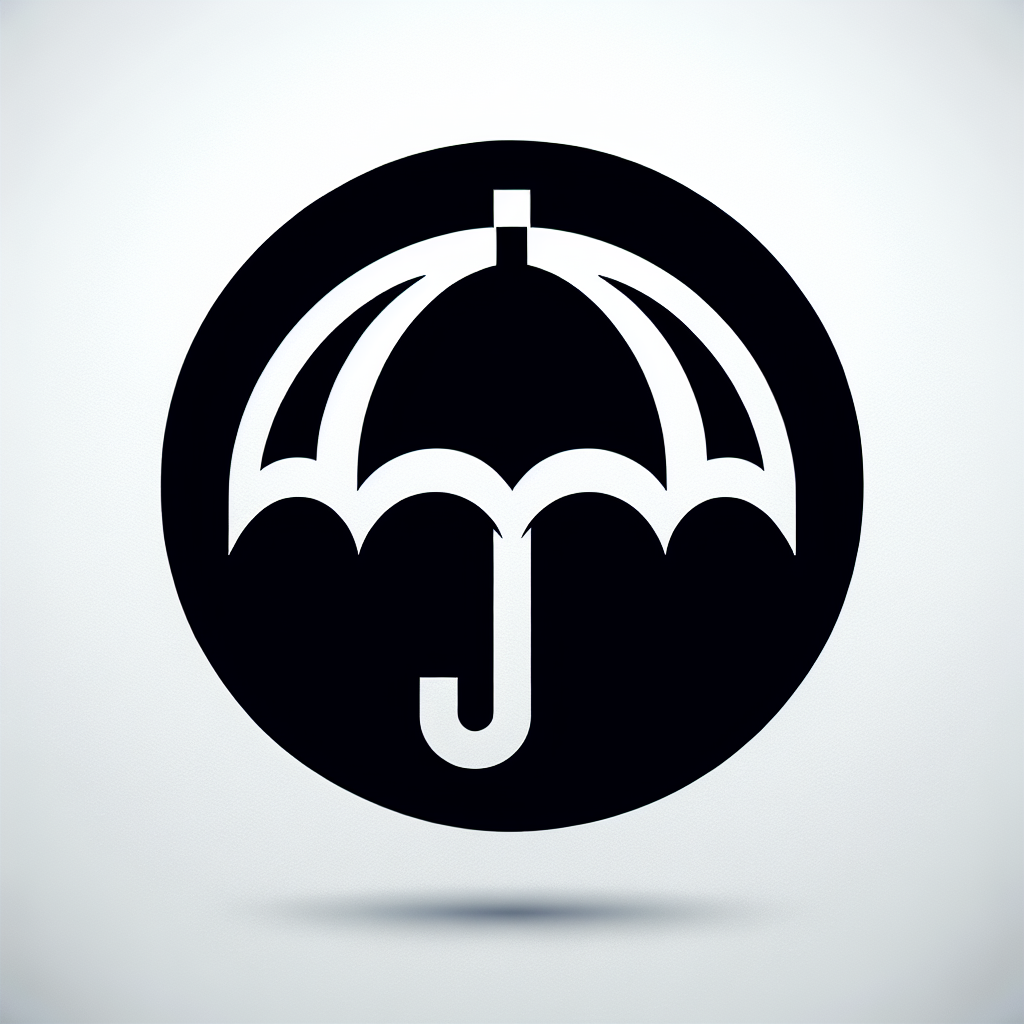 Umbrella Silhouette Logo