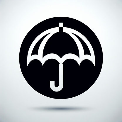 Umbrella Silhouette Logo