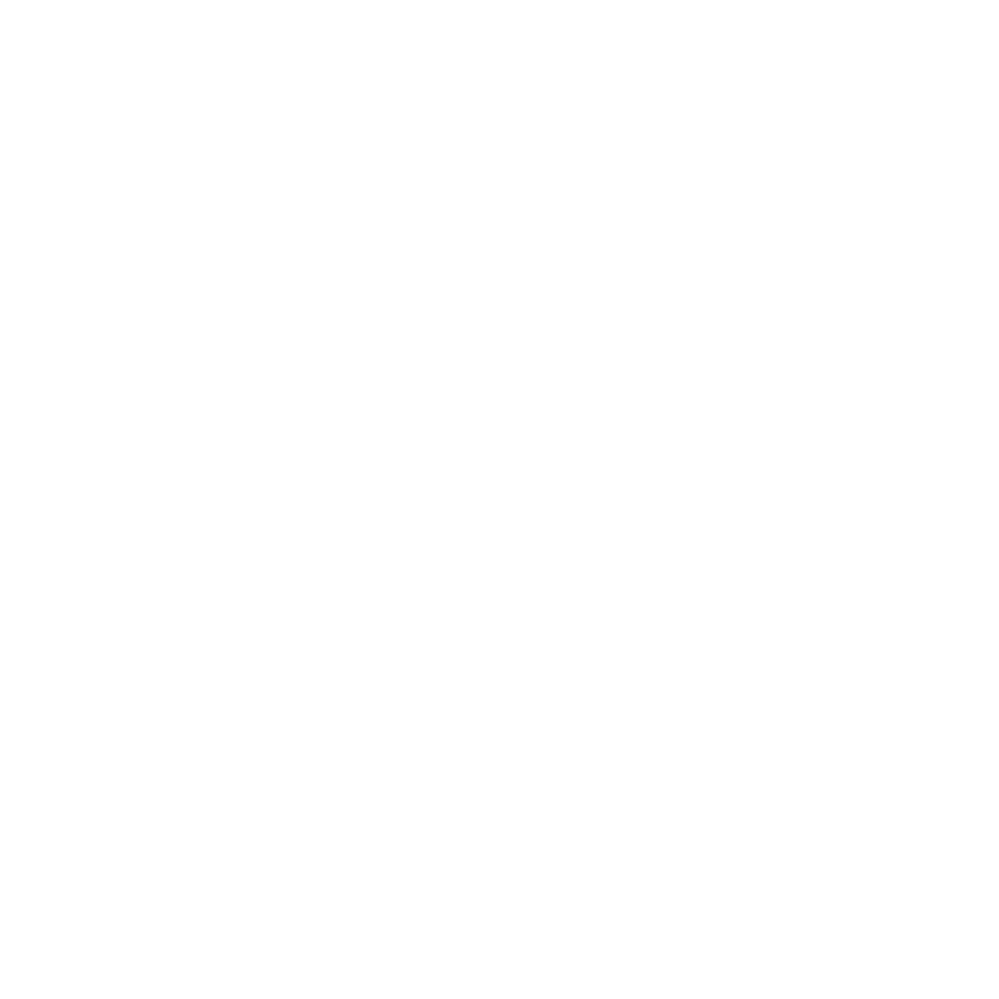 Umbrella Silhouette Logo #ffffff