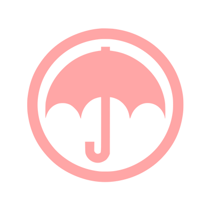 Umbrella Logo Design #ffa6a6