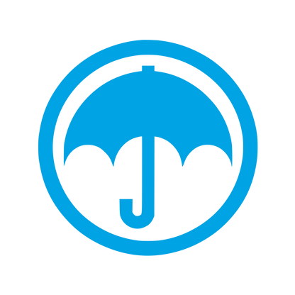 Umbrella Logo Design #00a3e4