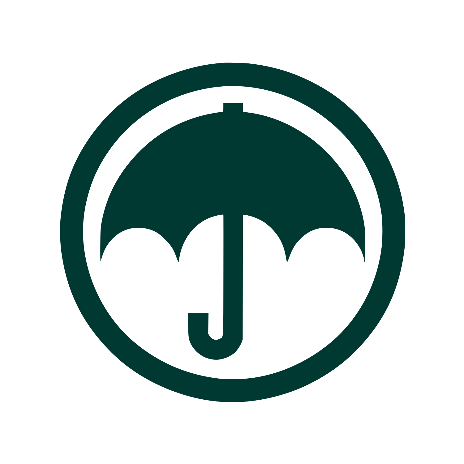 Umbrella Logo Design #003932