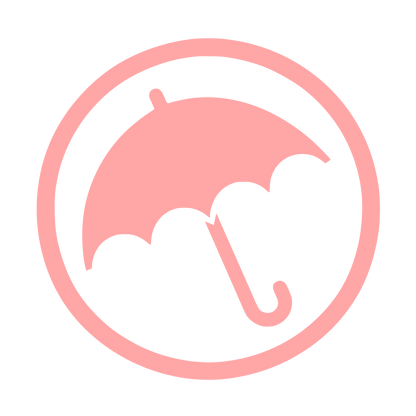 Umbrella Logo Design #ffa6a6