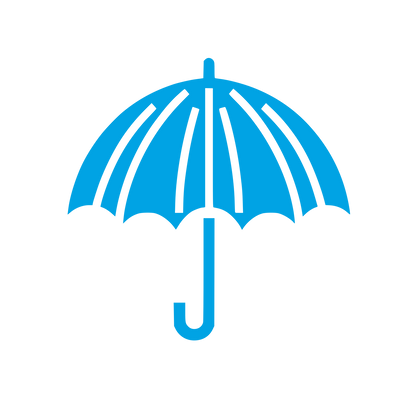 Umbrella Logo Design #00a3e4