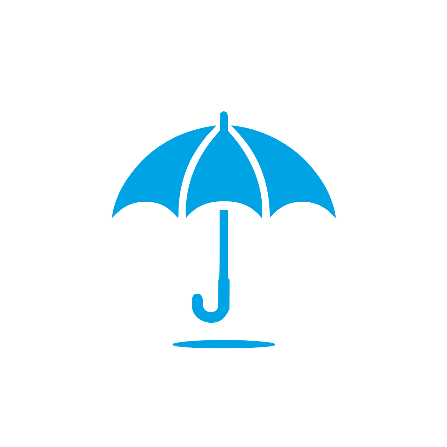 Umbrella Logo #00a3e4