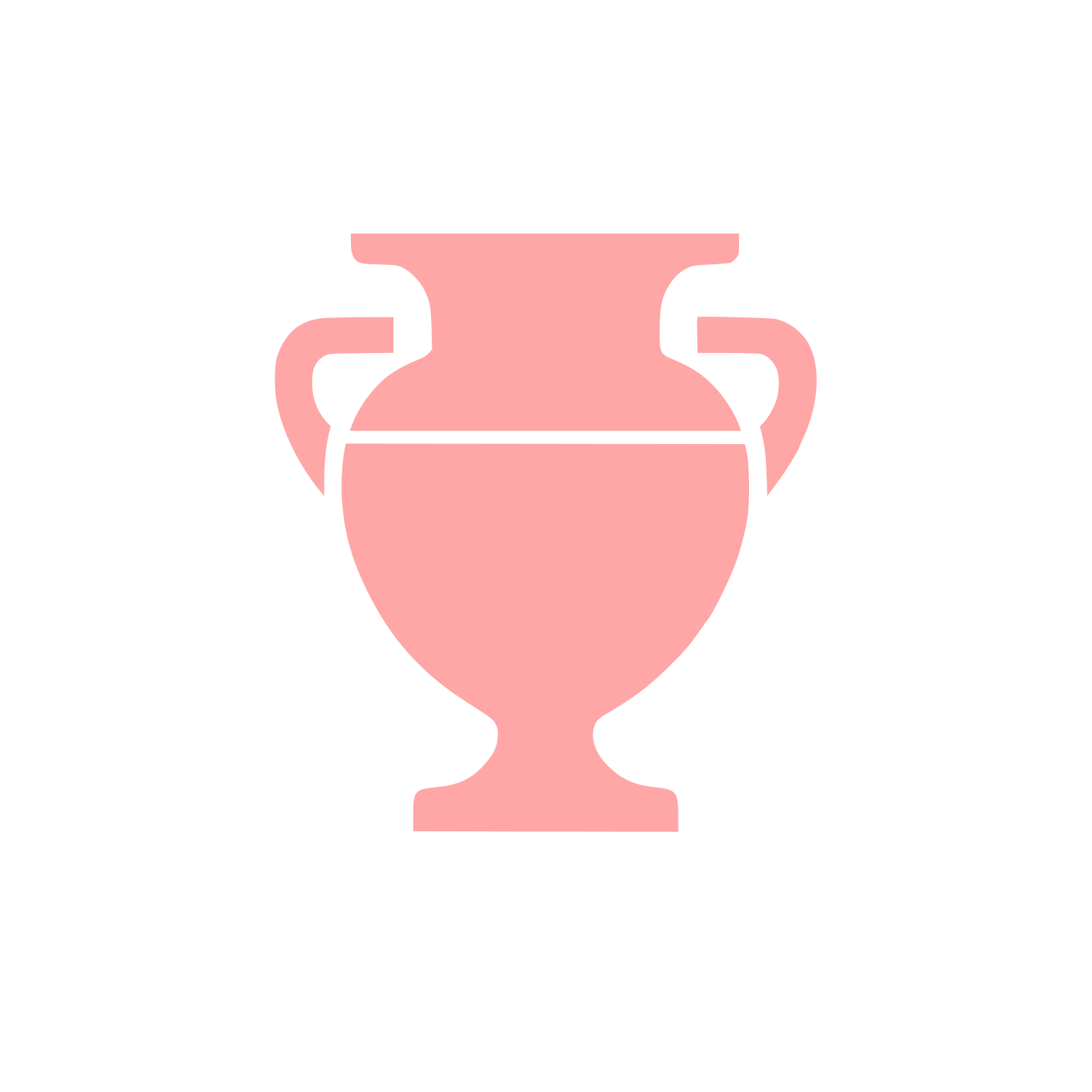 Classical Vase Logo #ffa6a6