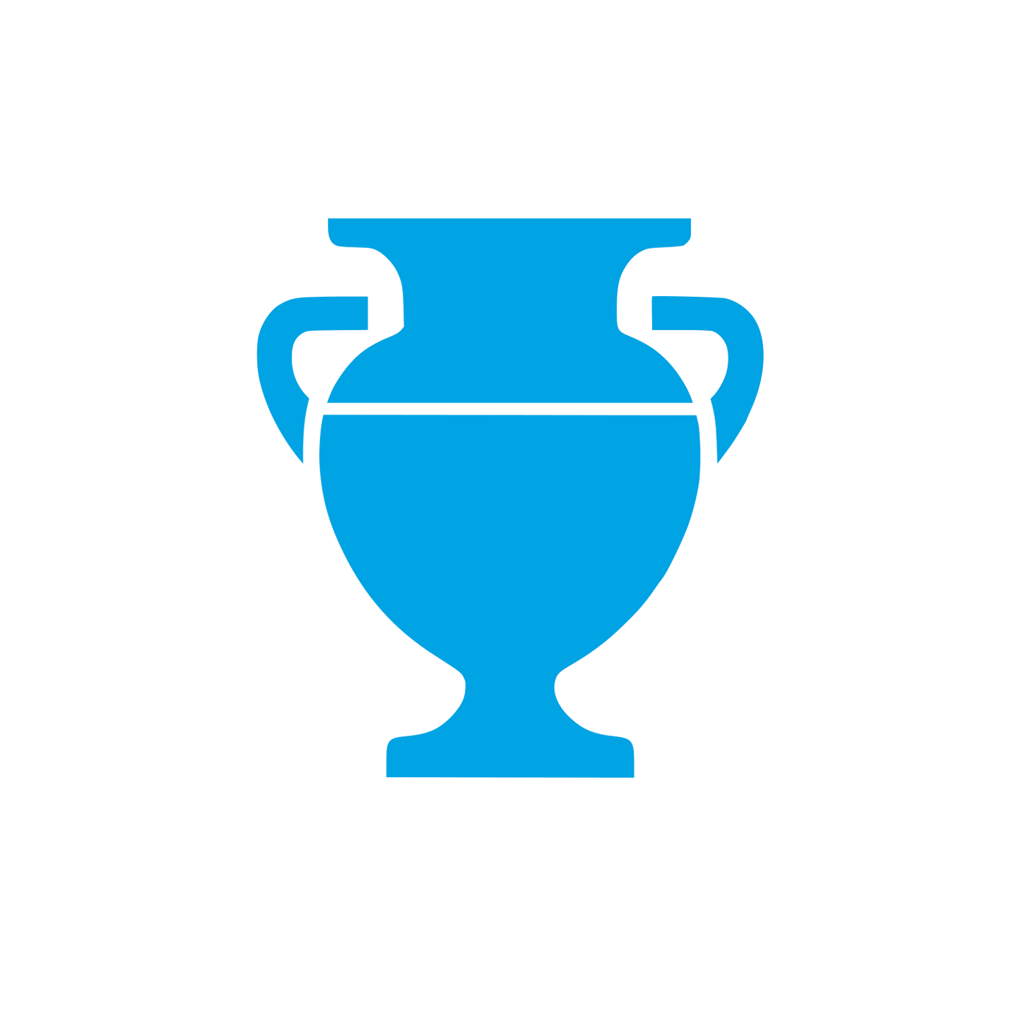 Classical Vase Logo #00a3e4