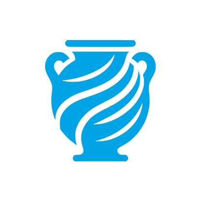 Monochrome Vase Logo #00a3e4