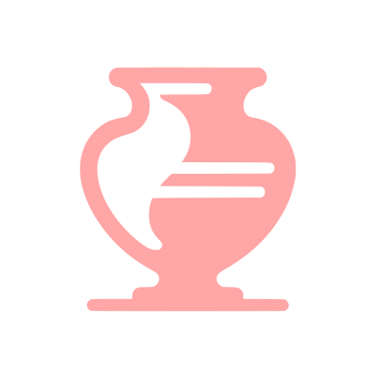 Ancient Vase Logo #ffa6a6