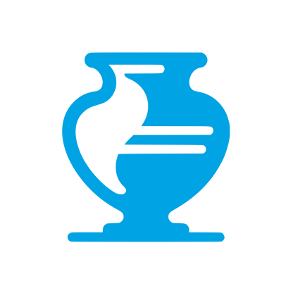Ancient Vase Logo #00a3e4