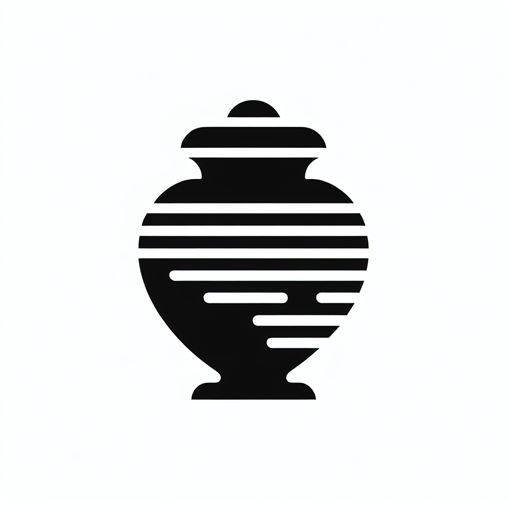 Abstract Urn Logo