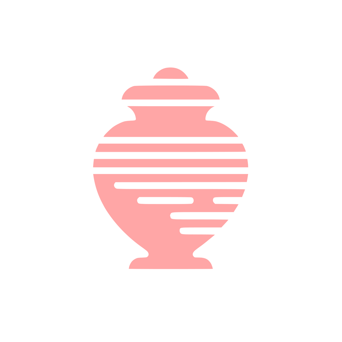Abstract Urn Logo #ffa6a6