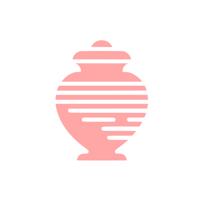 Abstract Urn Logo #ffa6a6