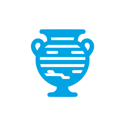 Ancient Pottery Logo #00a3e4