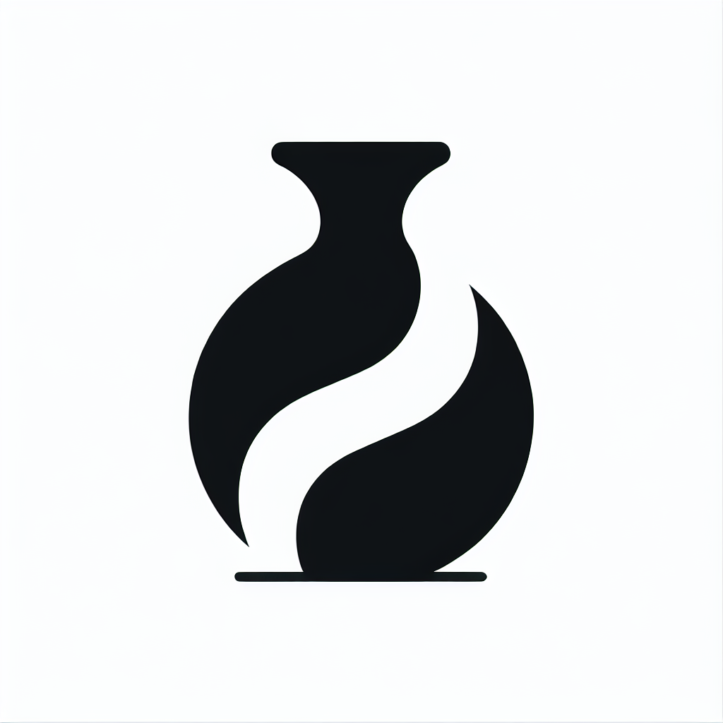 Minimalist Vase Logo
