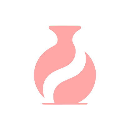 Minimalist Vase Logo #ffa6a6