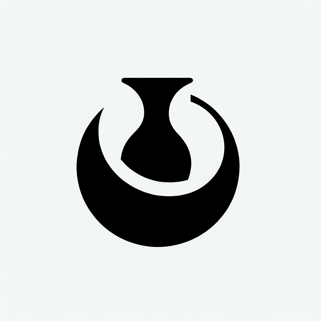 Abstract Vase Logo