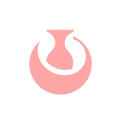 Abstract Vase Logo #ffa6a6