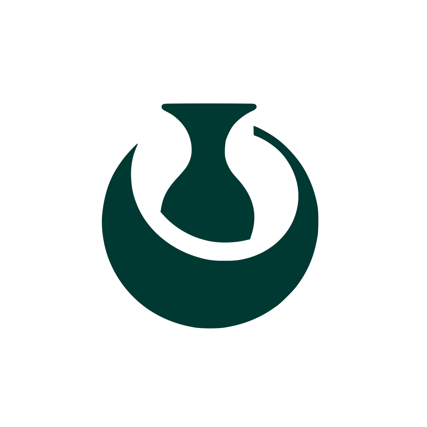 Abstract Vase Logo #003932