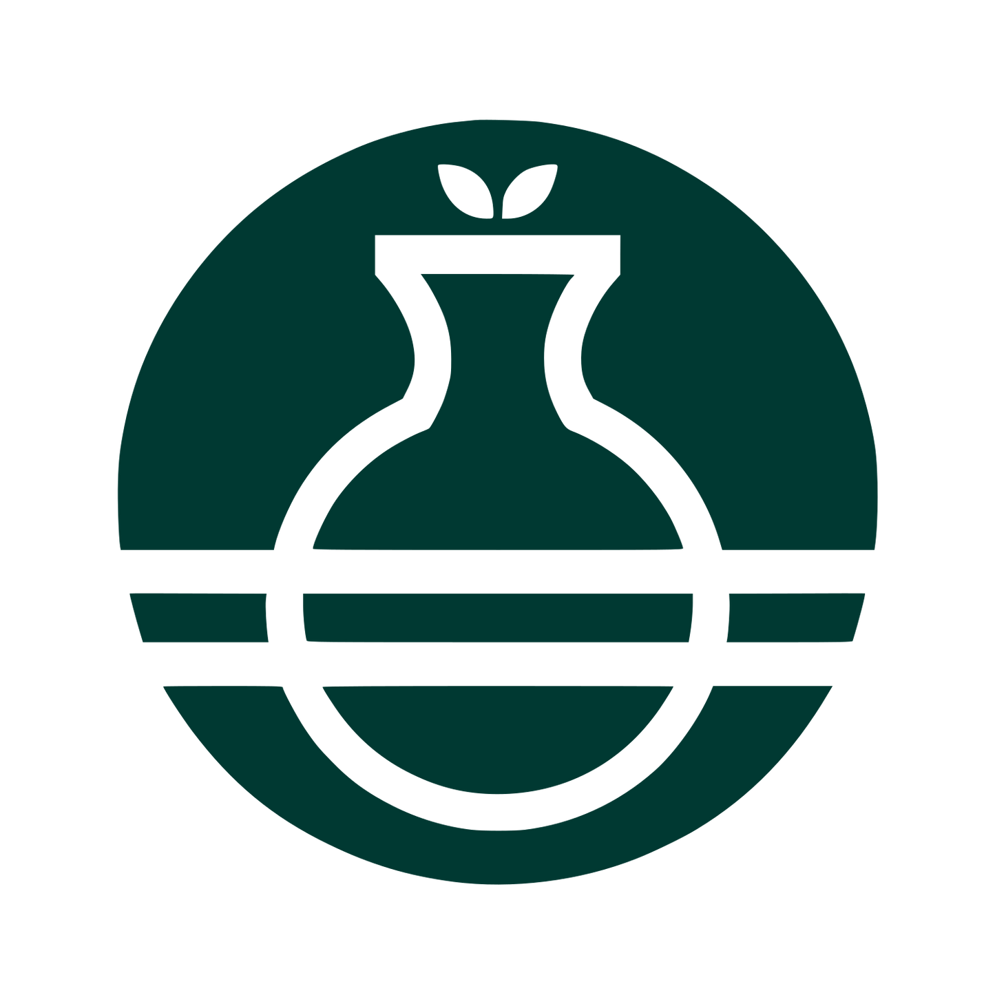 Vase Logo #003932