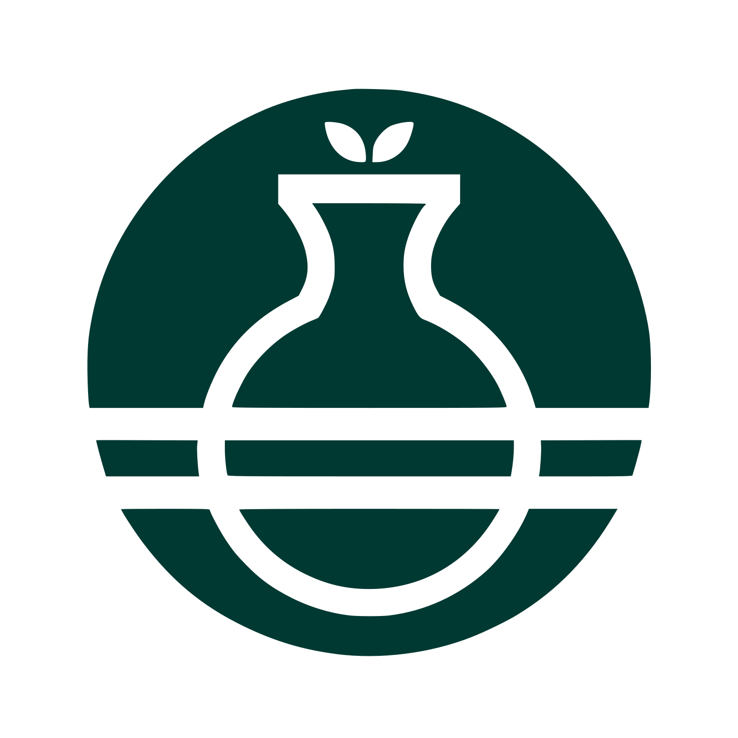Vase Logo #003932