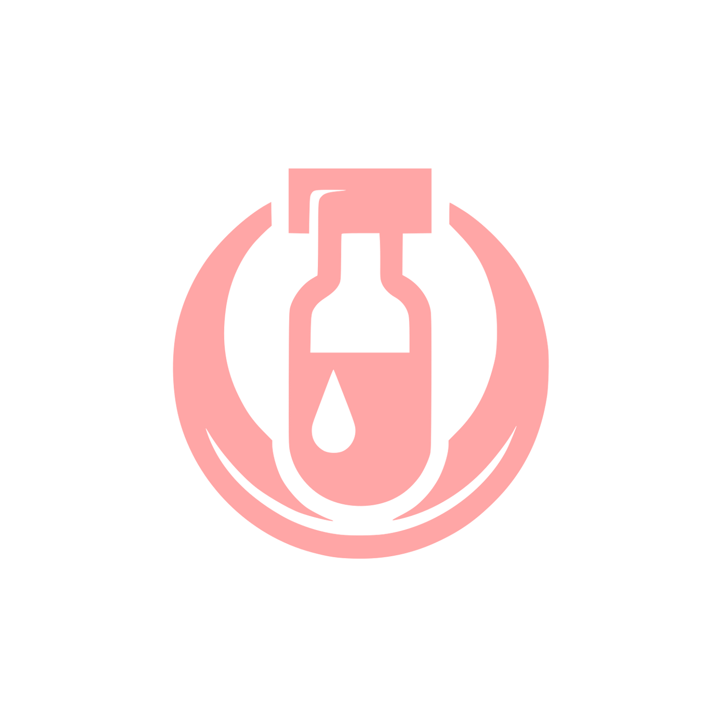 Test Tube Logo #ffa6a6