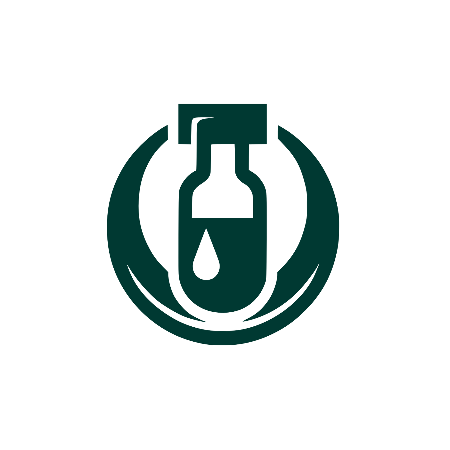 Test Tube Logo #003932