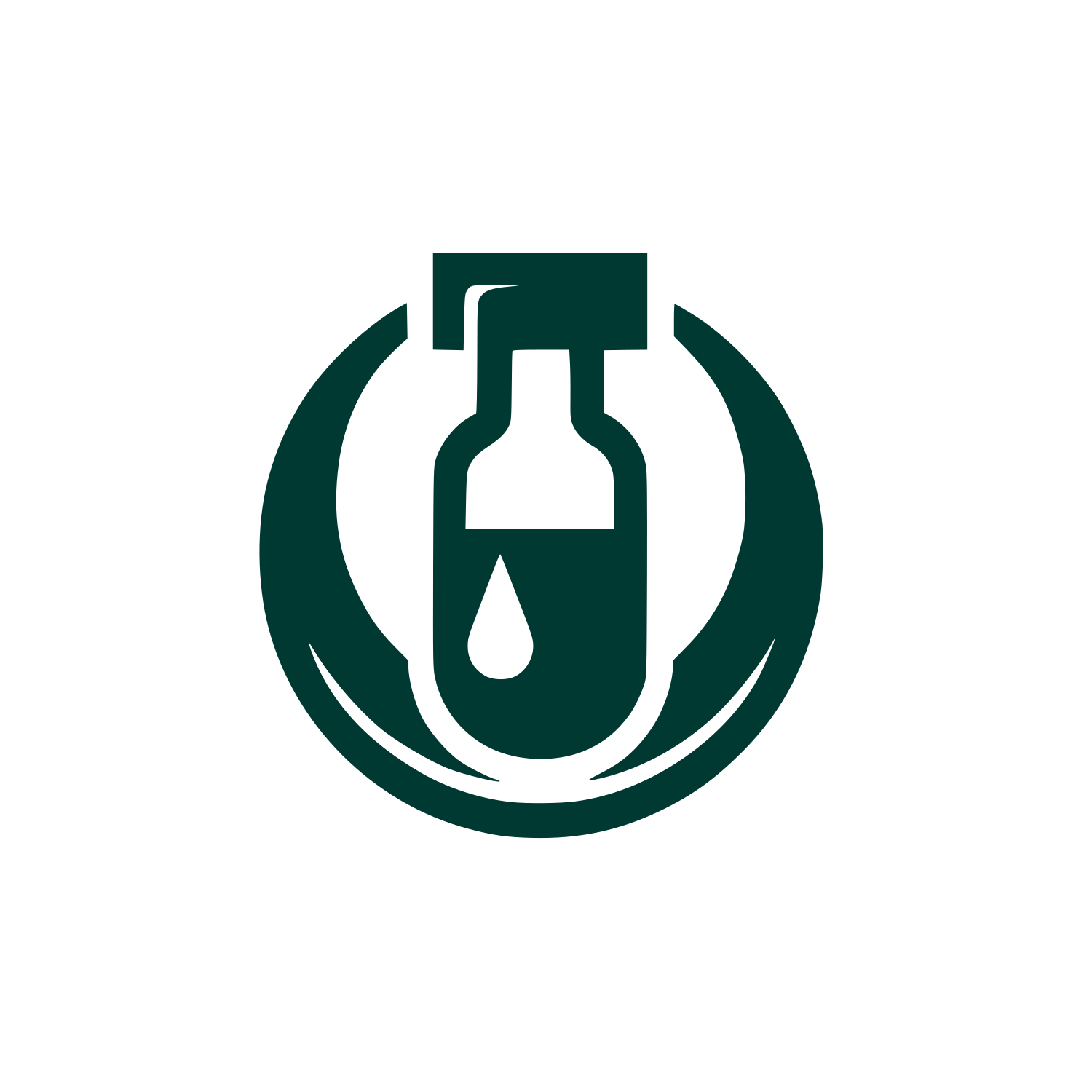Test Tube Logo #003932