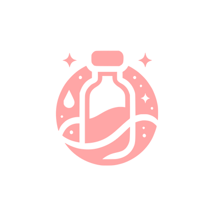 Potion Bottle Logo #ffa6a6