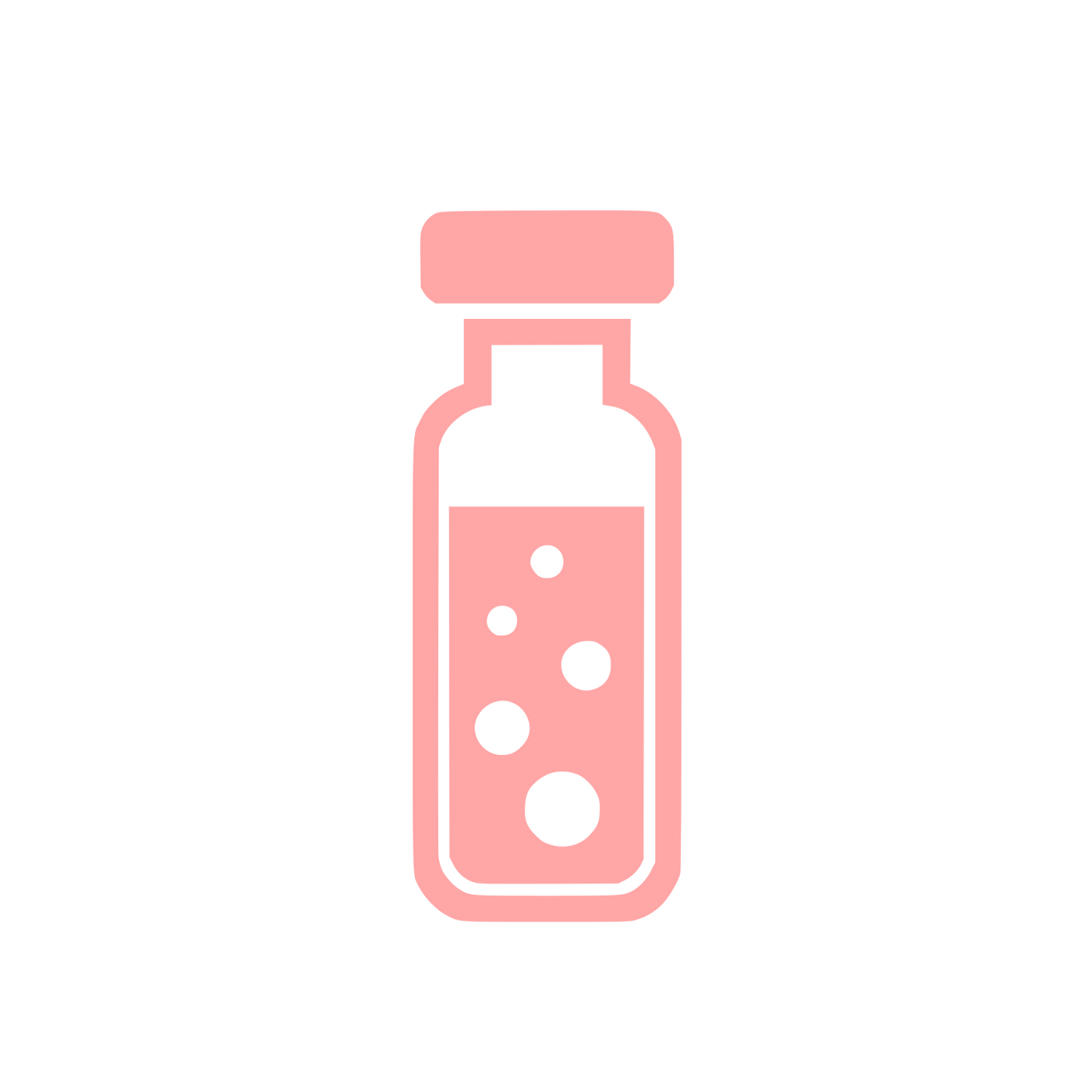 Potion Bottle Logo #ffa6a6