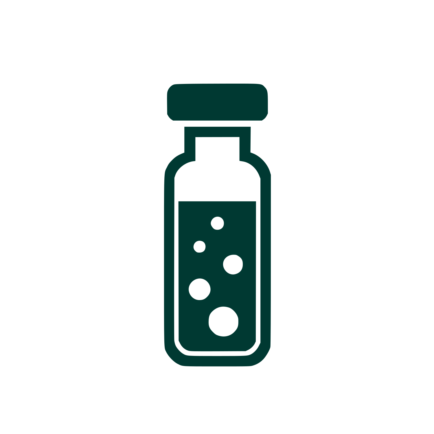 Potion Bottle Logo #003932