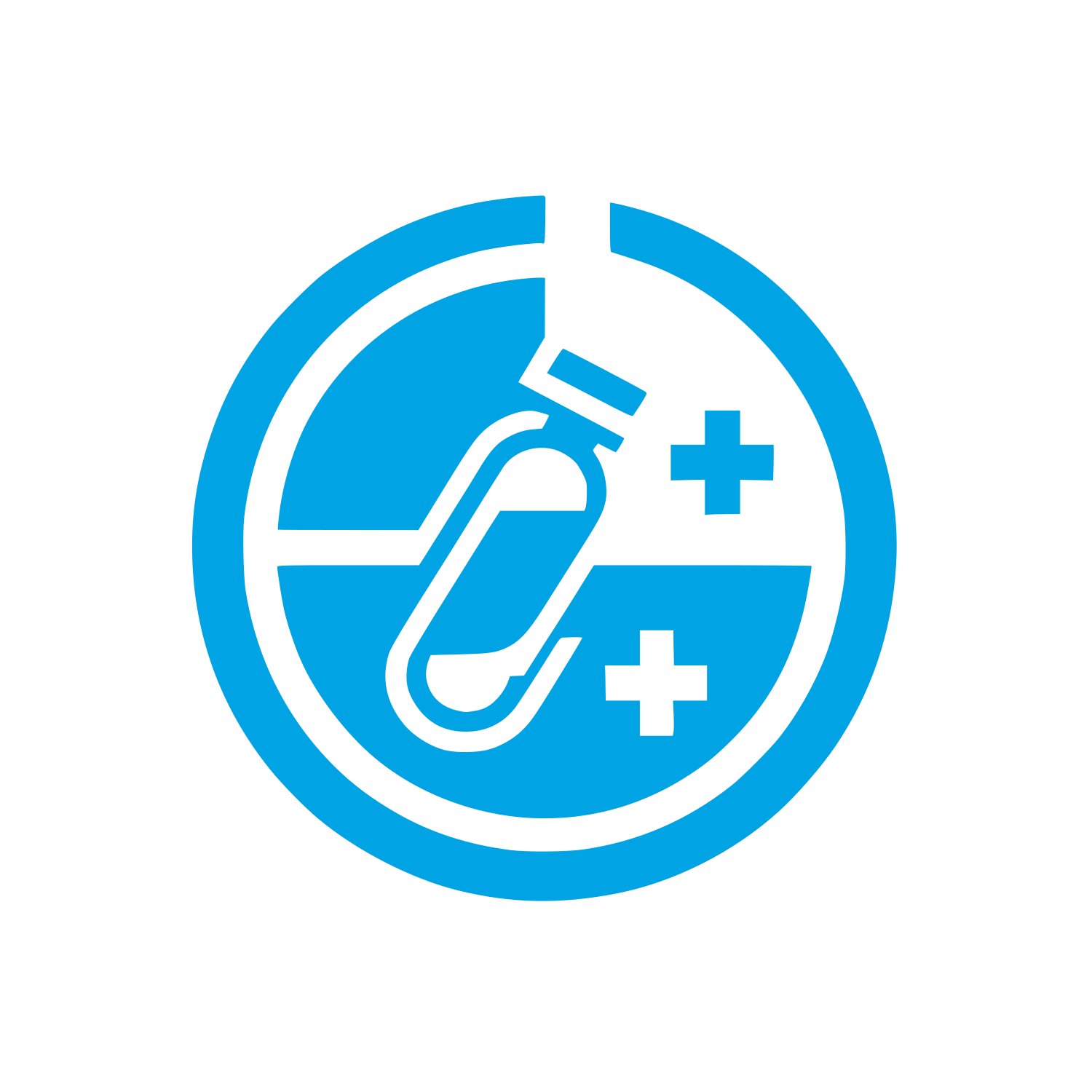 Medical Supplies Logo #00a3e4