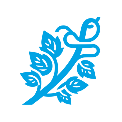 Botanical Themed Logo #00a3e4