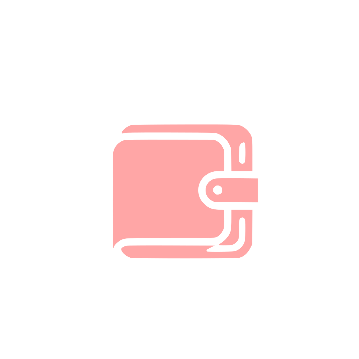 Wallet Brand Logo #ffa6a6
