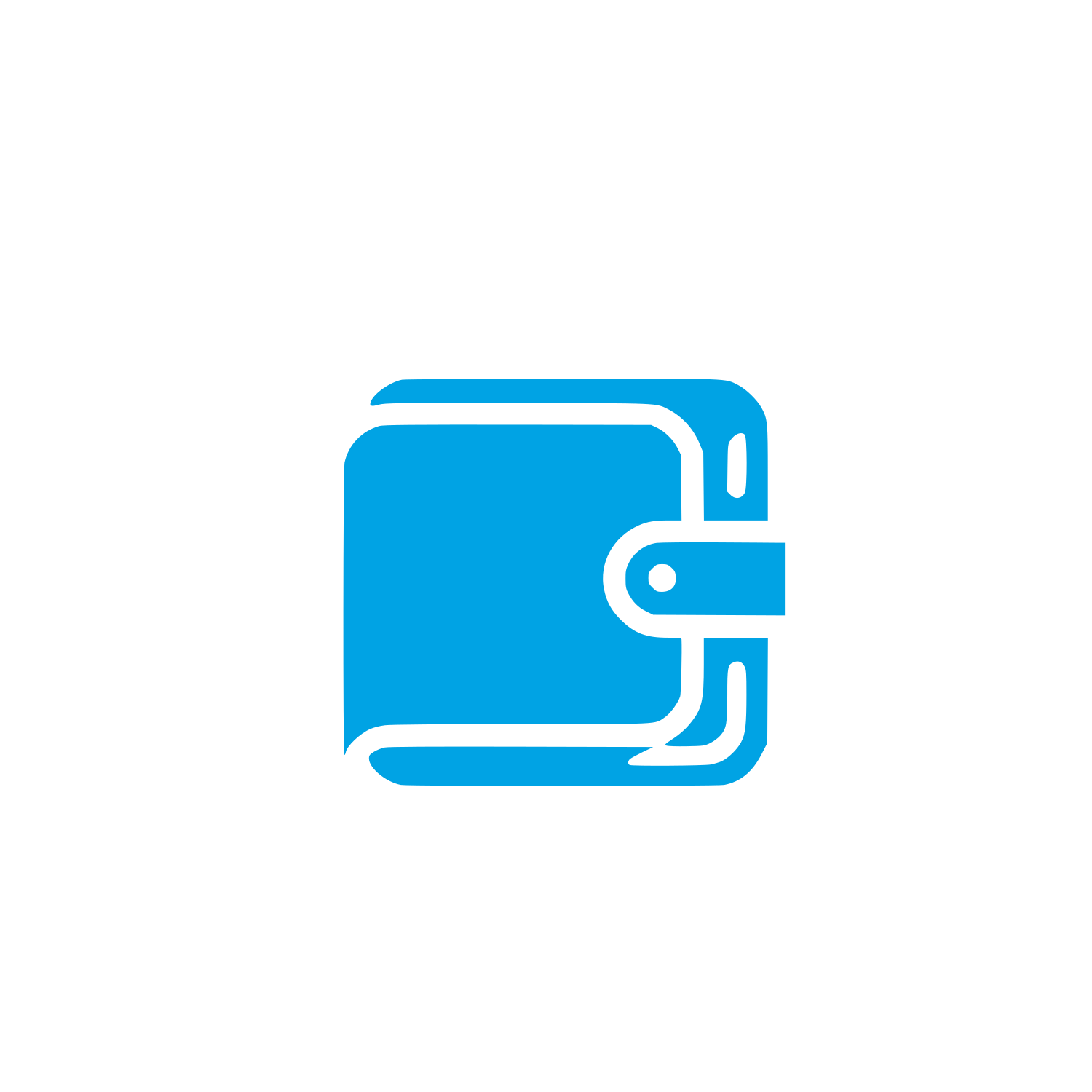 Wallet Brand Logo #00a3e4
